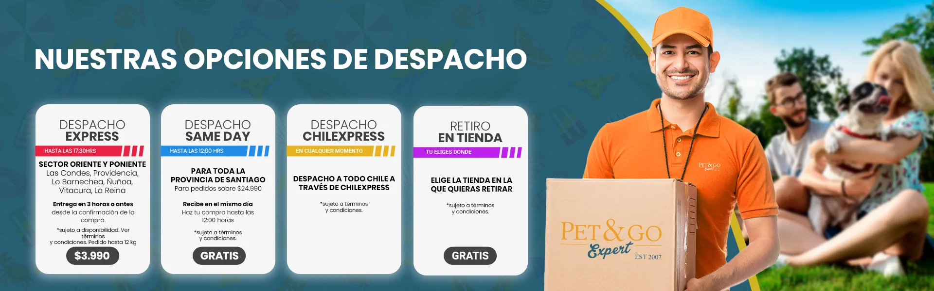 Pieza de diseño para Pet & Go